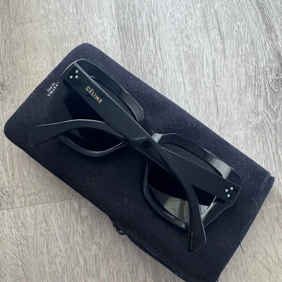 Celine Cocoon 41022 Sunglasses with Case - Black - Picture 2 of 5